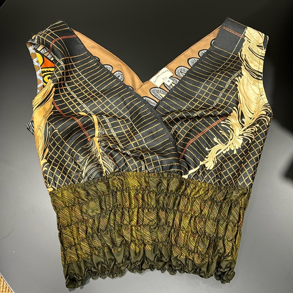 Hand made silk top